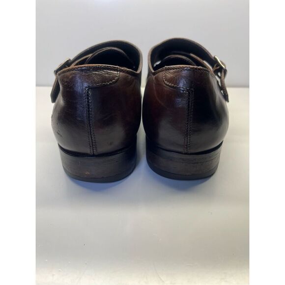 SUITSUPPLY Brown Leather Double Monk Strap Dress Men’s Shoes EU 42/ 8 US main image 8
